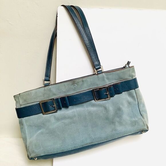Anya Hindmarch Suede Bag Blue